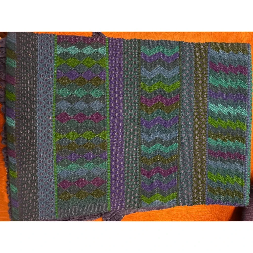 Vintage Traditional Guatemalan Handwoven Table Runner 42x16 inches